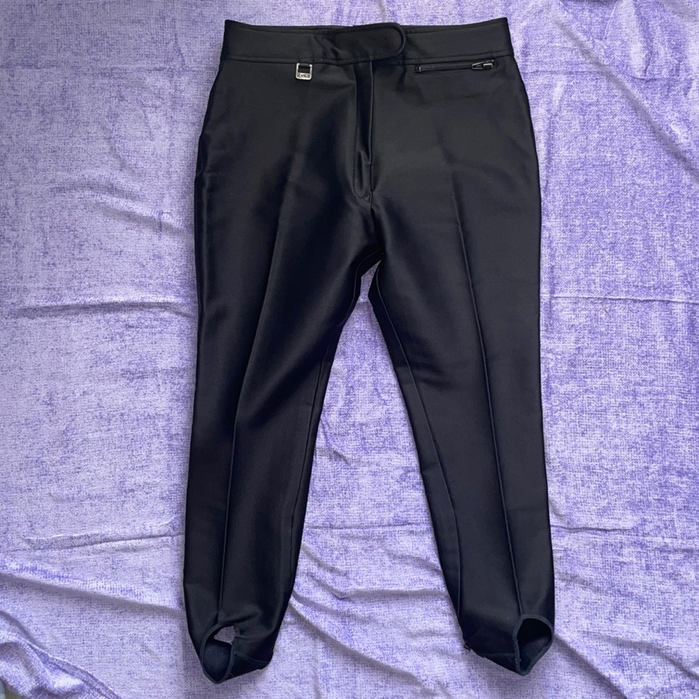 Women's Black Stretch Heavyweight Ski Pants